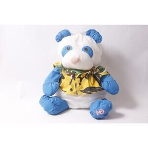 1987 Fisher-Price Wild Things Puffalump Panda Bear Collectible ~ 260420-WH 1087